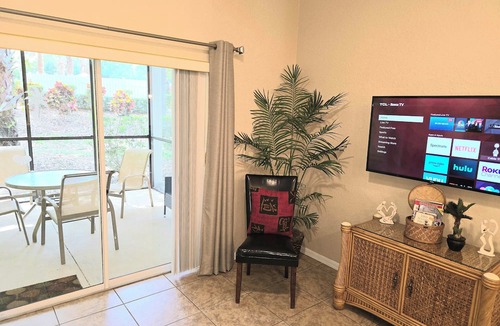 Bahama Bay Condo | Platinum rated 2BR ground floor next to pool big screen TVs, Huge patio, wifi