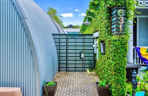 Bywater House | The Moon Quonset Hut Vacation Rental Heated & Chilled Pool