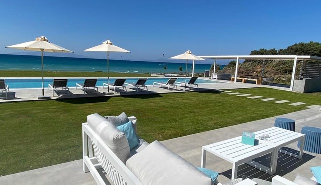 Miguel Luxury Beachfront Villa with Jacuzzi & Private Beach